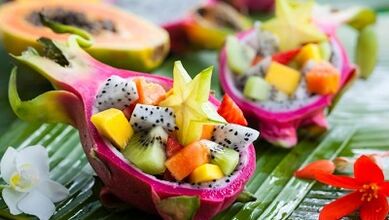 Allowed and prohibited products for the 6 petals diet